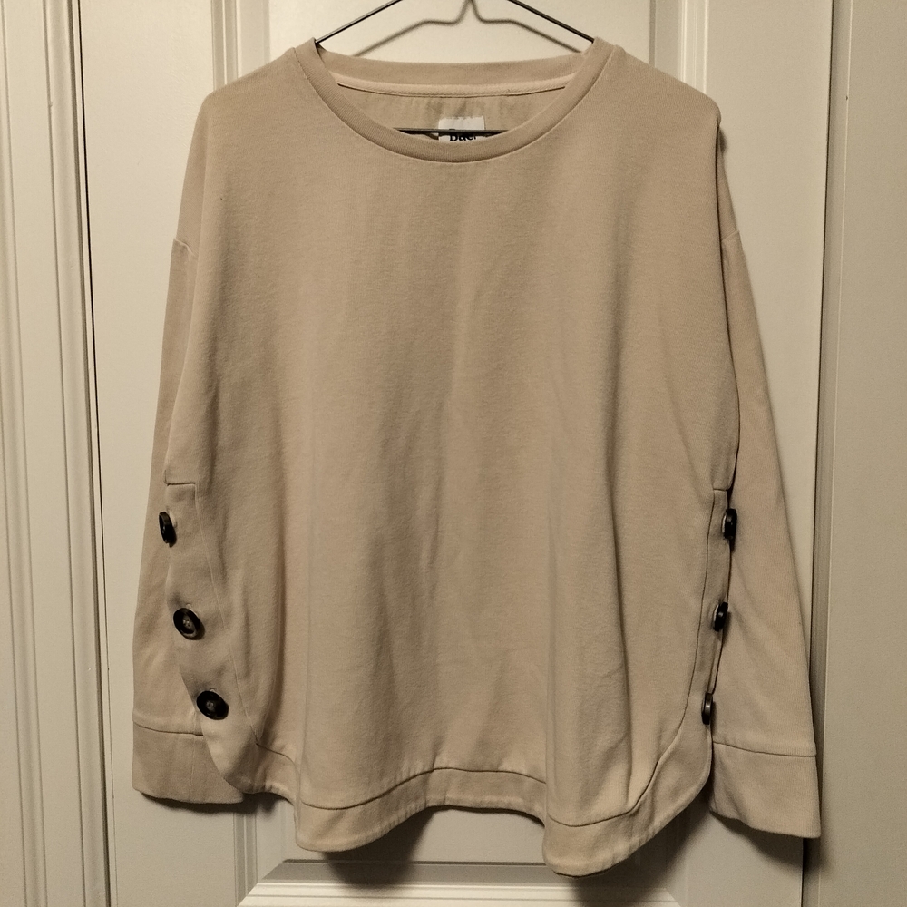 BAE The Label Australia Maternity Wear Cream Sweatshirt Size S